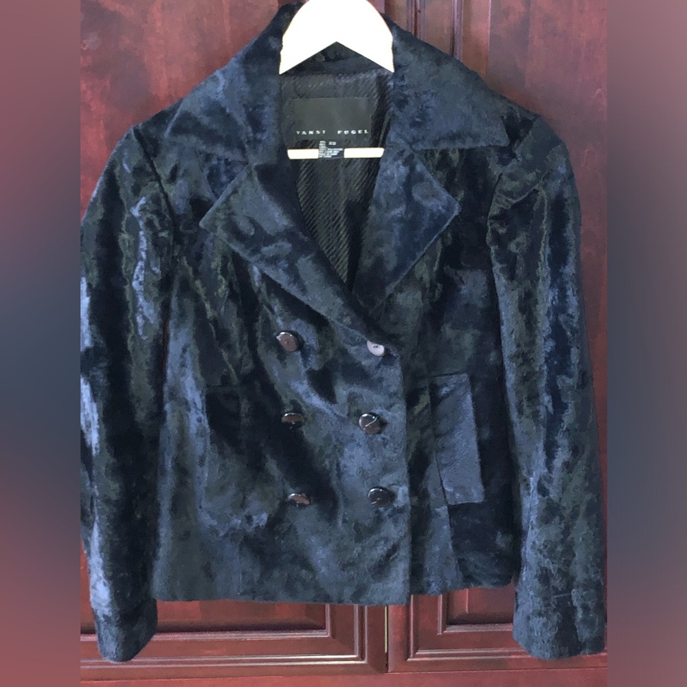 Velvet Yansi Fugel Crushed Velvet jacket